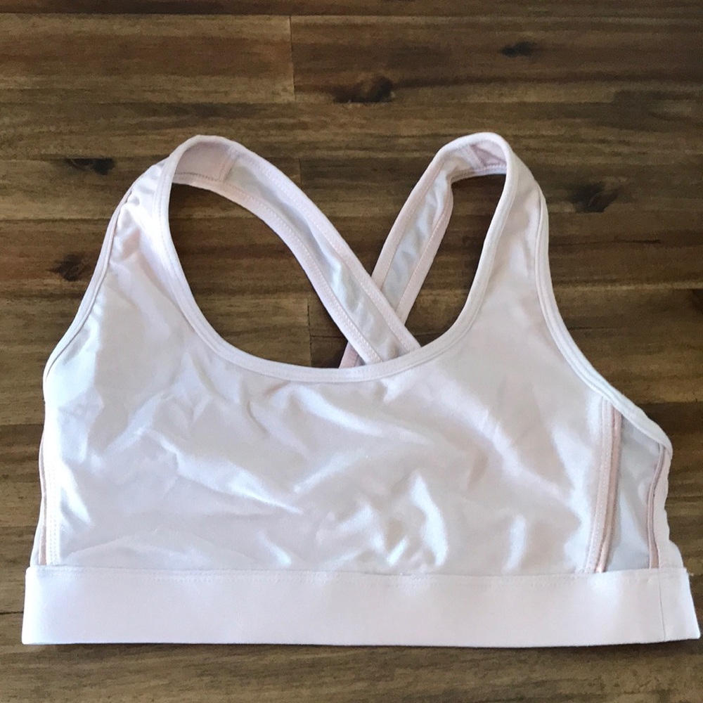 Blush Pink Forever 21 Sports Bra